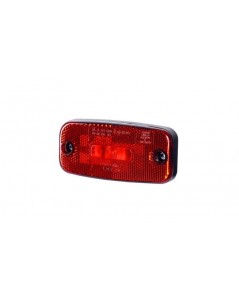 Farolim LED 12V/24V com Reflector - Vermelho